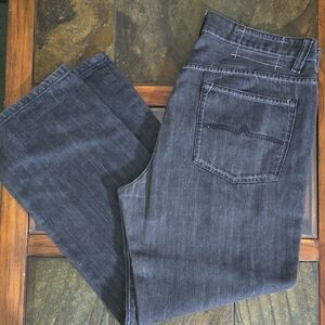 Marc Ecko Dark Gray Straight Jeans